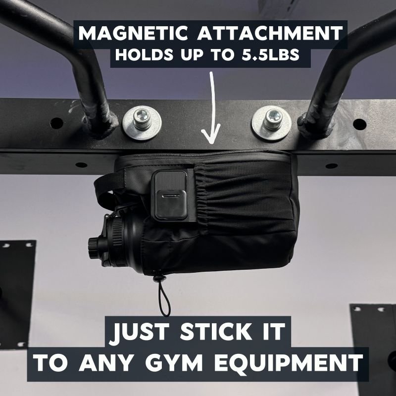 GymiMate Magnetic Water Bottle Bag